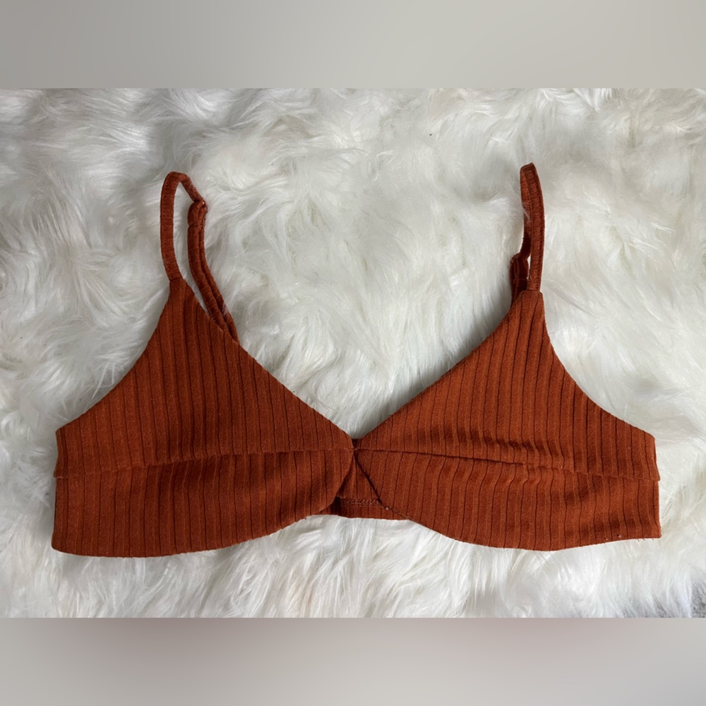 [BUNDLE ONLY] Shein Burnt‎ Orange Bralette with Adjustable Straps | Size Large